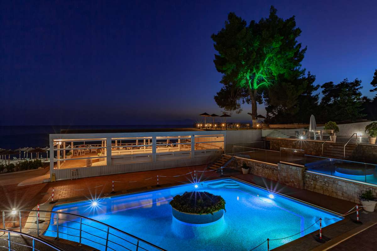 Pool by night